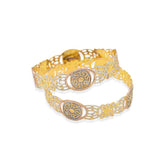 Gilded Gold Bangles